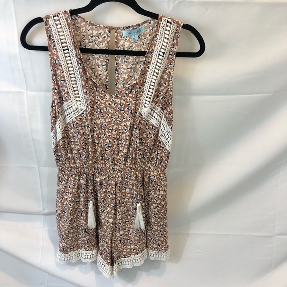 She +Sky Romper drawstring  waist - Picture 8 of 8
